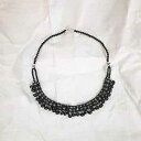 ブラック スピネル Neckalce ビーズ チョーカー スターリング シルバー ジェムストーン ビーズ ジュエリー ギフト 女性用 anushruti Bla...