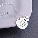 ナナへの母の日ギフト、シルバーベストナナエバーネックレス、ハートチャーム付きナナジュエリー Love, Georgie Mother's Day Gift fo...