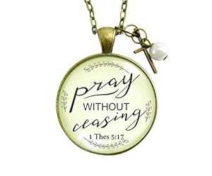 Gutsy Goodness 24 インチ 止まらずに祈る信仰 祈り クロス ネックレス クリスチャン ジュエリー Gutsy Goodness 24" Pray Without Ceasing Faith Prayer Cross Necklace Christian Jewelry Gutsy Goodness 24 インチ 止まらずに祈る信仰 祈り クロス ネックレス クリスチャン ジュエリー Gutsy Goodness 24" Pray Without Ceasing Faith Prayer Cross Necklace Christian Jewelry