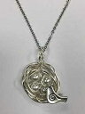24インチのステンレススチールリンクチェーンに4つの白蝶貝の卵が付いた鳥の巣ペンダント Ann Peden Jewelry Bird's Nest Pendant with 4 White Pearl Eggs on a 24 inch stainless steel link chain