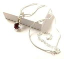 赤いバラの花びらペンダント ネックレス 18 インチ Boot Jewelry Shop Red Rose Petal Pendant Necklace 18 Inch