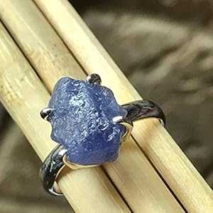 ナチュラル ブルー タンザナイト 925 ソリッド スターリング シルバー リング サイズ 7 Natural Rocks by Kala Natural Blue Tanzanite 925 Solid Sterling Silver Ring Size 7 ナチュラル ブルー タンザナイト 925 ソリッド スターリング シルバー リング サイズ 7 Natural Rocks by Kala Natural Blue Tanzanite 925 Solid Sterling Silver Ring Size 7