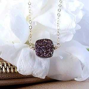 パープル Druzy Geode スクエア ゴールド ネックレス ジュエリー ギフト 女性用 16 インチ Designed by Stacey Jewelry, LLC Purple Druzy Geode Square Gold Necklace Jewelry Gift for Women 16 inches パープル Druzy Geode スクエア ゴールド ネックレス ジュエリー ギフト 女性用 16 インチ Designed by Stacey Jewelry, LLC Purple Druzy Geode Square Gold Necklace Jewelry Gift for Women 16 inches
