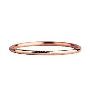 サイズ 10 ローズゴールド スムース スタッキング スキニー リング Melanie Golden Jewelry Size 10 Rose Gold Smooth Stacking Skinny Ring サイズ 10 ローズゴールド スムース スタッキング スキニー リング Melanie Golden Jewelry Size 10 Rose Gold Smooth Stacking Skinny Ring
