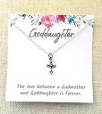 クロス ネックレス - ゴッドドーター ギフト - 子供用スターリングシルバー ジュエリー CY Design Studio Cross Necklace - ...