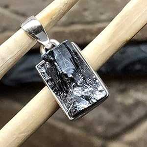 天然シリコン 925 ソリッドスターリングシルバーユニセックスペンダント 25mm Natural Rocks by Kala Natural Silicone 925 Solid Sterling Silver Unisex Pendant 25mm 天然シリコン 925 ソリッドスターリングシルバーユニセックスペンダント 25mm Natural Rocks by Kala Natural Silicone 925 Solid Sterling Silver Unisex Pendant 25mm