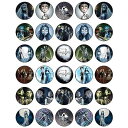HAPPY CHOICES 30 x Edible Cupcake Toppers Themed of Tim_Burton's CORPSE BRIDE Collection of Edible Cake Decorations Uncut Edible on Wafer Sheet