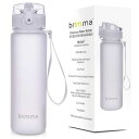 Brimma プレミアム スポーツ ウォーターボトル 漏れ防止フリップトップ蓋付き - 環境に優しく BPA フリーの Tritan プラスチック - ジム、ヨ...