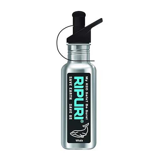 RIPURI Classic 18oz Filter Bottle Water Bottle whale stainless steel Camping Hiking Backpacking ..