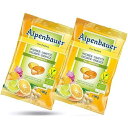 オーガニック ジンジャー ライム オレンジ - ドイツのハーブ キャンディー 2 x 90 g、アルペンバウアー / ドイツ Organic Ginger-Lime-Orange - German herbal Candies 2 x 90 g, Alpenbauer / Germany