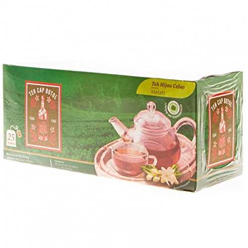 Teh Cap Botol グリーンパック ティーバッグ、1.76 オンス Teh Cap Botol Green Pack Tea Bags, 1.76 Oz