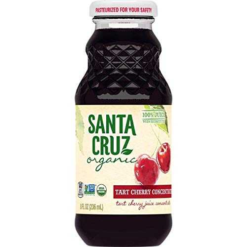 サンタクルーズ オーガニックタルトチェリー濃縮果汁、8オンス Santa Cruz Organic Tart Cherry Juice ..