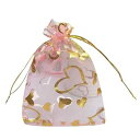 Tovip 100PCS 3.5x4.5'' (9x12cm) Organza Bags Jewelry Wedding Favors Party Patter...