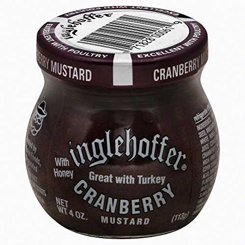 イングルホッファー マスタード クランベリー、4オンス Inglehoffer Mustard Cranberry, 4 oz