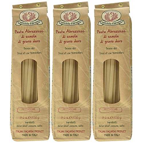 ルスティケラ ダブルッツォ フェットチーネ 17.6オンス 3個パック Rustichella d'Abruzzo Fettuccine 17.6 oz 3-pack