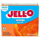 ジェロ オレンジ ゼラチン、砂糖不使用、0.3 オンス (4 パック) Kraft Jell-O Orange Gelatin, Sugar Free, 0.3 oz (4-pack)