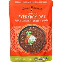 MAYA KAIMAL オーガニック、エブリデイ ダル、トマト & クミン、黒レンズ豆、10 オンス Maya Kaimal Foods MAYA KAIMAL Organic, Everyday Dal, Tomato & Cumin, Black Lentils, 10 OZ