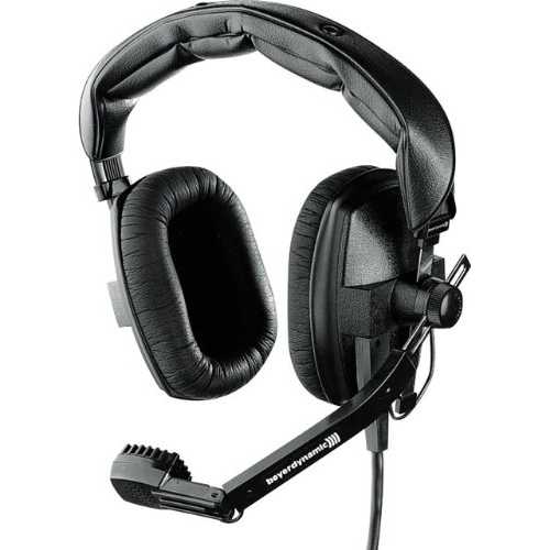 Beyerdynamic DT-109-200-50-BLACK ダイナミック ハイパーカーディオイド マイク付き密閉型ヘッドセット、50 オーム、ブラック B...