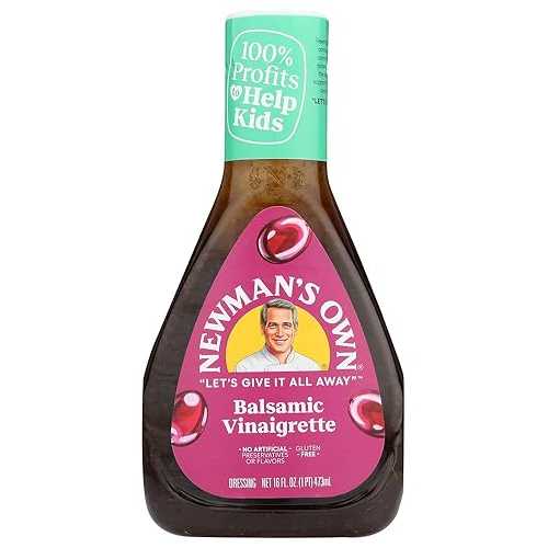 Newman's Own バルサミコ酢サラダドレッシング 16 オンス (6 個パック) Newman's Own Balsamic Vinegar..