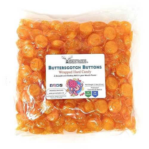 YANKEETRADERS バタースコッチ フレーバー ハード キャンディ - 2 ポンド YANKEETRADERS Butterscotch ..