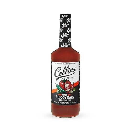 Collins Chicago Collins Spicy Bloody Mary Mix, Made With Tomato, Garlic, Worcest...