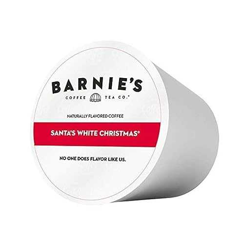 BARNIE'S COFFEE TEA CO. Barnie's Santa's White Christmas Coffee Pods Compatible ...
