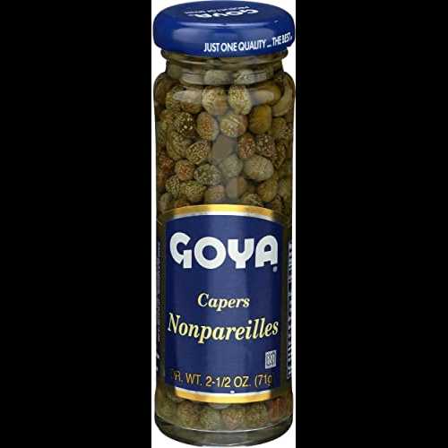 Goya、ケイパースペイン産ノンパレイユ、2.5 オンス Goya, Capers Spanish Nonpareils, 2.5 Ounce Goya、ケイパースペイン産ノンパレイユ、2.5 オンス Goya, Capers Spanish Nonpareils, 2.5 Ounce
