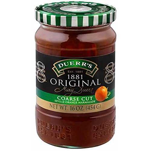 Duerr's コースカット 1881 セビリア オレンジ マーマレード 16 オンス Duerr's Coarse Cut 1881 Seville Orange Marmalade 16oz