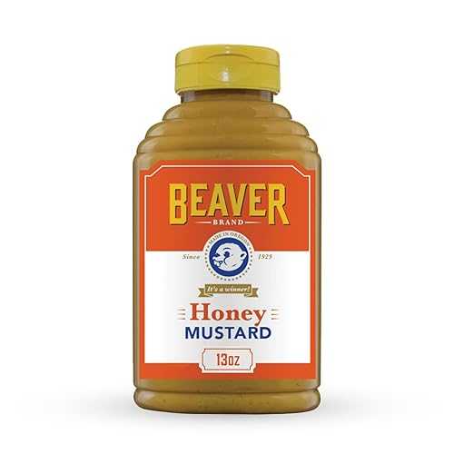 Beaver Sweet Honey Mustard, 13 oz squeeze bottle