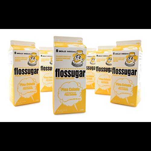 ピニャ コラーダ フロシュガー、6-1/2 ガロン カートン / ケース Gold Medal Pina Colada Flossugar, 6-1/2 Gallon Cartons / Case
