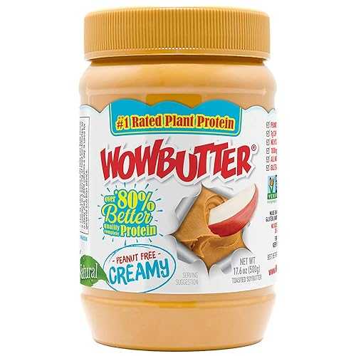 Wowbutter Natural Peanut Free Creamy 1.1lb Jar Wowbutter Natural Peanut Free Creamy 1.1lb Jar