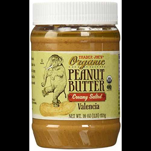 トレーダージョーズ オーガニック ピーナッツバター クリーミー&ソルテッド、1ポンド Trader Joe's Organic Peanut Butter Creamy and Salted, 1 lb