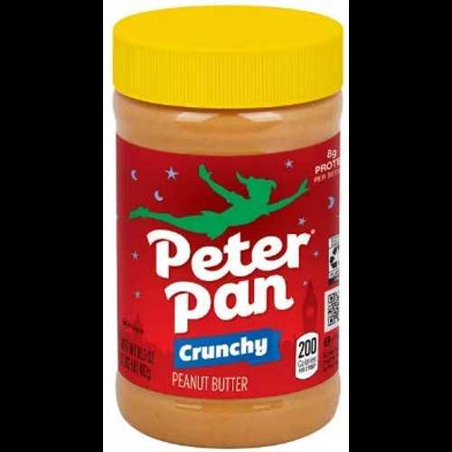 Peter Pan、100% 天然、カリカリピーナッツバター、16.3 オンスの瓶 (3 個パック) Peter Pan, 100% Natural, Crunchy Peanut Butter, 16.3oz Jar (Pack of 3)