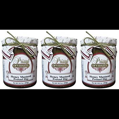 ハニーマスタードプレッツェルディップ、10オンス（3個パック）低脂肪 Prissy's of Vidalia Honey Mustard Pretzel Dip, 10 Oz (Pack of 3) LOW FAT