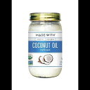 ブランドオーガニックココナッツオイル精製済み、14オンス(6個パック) MadeWith Made With Brand Organic Coconut Oil Refined, 14 Oz (Pack of 6)