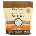 Big Tree Farms オーガニック ブロンド ココナッツ シュガー、ビーガン、グルテンフリー、パレオ、認定コーシャ、サトウキビ砂糖の代替品、パン作りの代替品、非遺伝子組み換え、低血糖、フェアトレード、2 ポンド - パッケージは異なる場合があります Big Tree