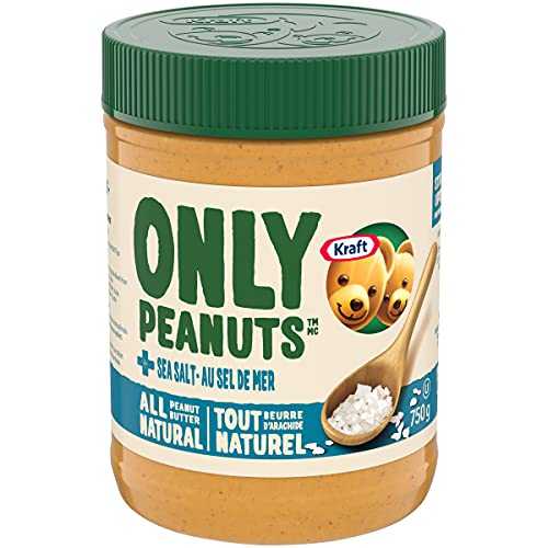 クラフト オールナチュラル ピーナッツバター 海塩入り 750g 26.5オンス {カナダから輸入} Kraft All Natural Peanut Butter with Sea Salt 750g 26.5oz {Imported from Canada}