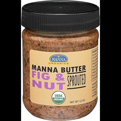 MANNA ORGANICS Organic Fig and Nut Butter, 12 OZ MANNA ORGANICS Organic Fig and Nut Butter, 12 OZ