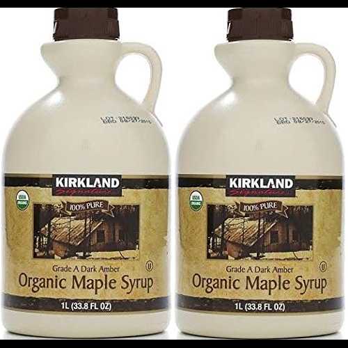 カークランド シグネチャー オーガニック メープル シロップ (67.6 液量オンス) Kirkland Signature Organic Maple Syrup, (67.6 Fluid Ounce)