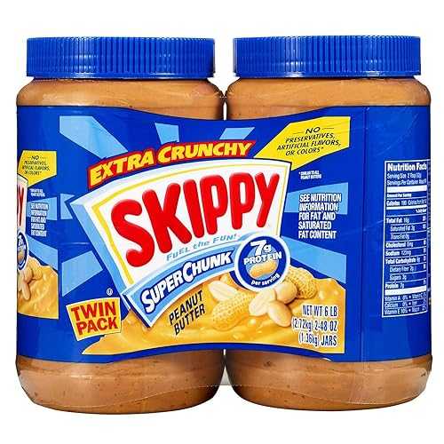 スキッピー スーパー チャンク ピーナッツ バター (48 オンス、2 パック) Skippy Super Chunk Peanut Butter (48 oz., 2 pk.)