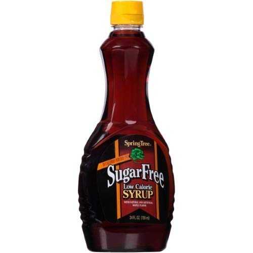 シュガーフリー 低カロリーシロップ メープル (2個入) Spring Tree Sugar Free Low Calorie Syrup, Maple (Pack of 2)
