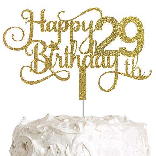 ALPHA K GG 29歳の誕生日ケーキトッパー、ハッピー29歳の誕生日ケーキトッパー、29歳の誕生日パーティー ALPHA K GG 29th Birthday Cake Topper, Happy 29th Birthday Cake Topper, 29th Birthday Party ALPHA K GG 29歳の誕生日ケーキトッパー、ハッピー29歳の誕生日ケーキトッパー、29歳の誕生日パーティー ALPHA K GG 29th Birthday Cake Topper, Happy 29th Birthday Cake Topper, 29th Birthday Party