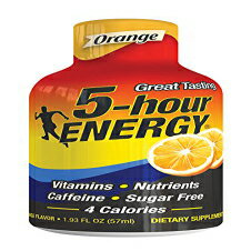 5 Hour Energy Drink Shot, Orange, 6 Count