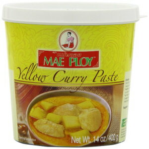 MAE PLOYJ[y[XgACG[AX[A14IXi4pbNj MAE PLOY Curry Paste, Yellow, Small, 14-Ounce (Pack of 4)
