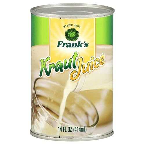 Frank��s Kraut Juice 14oz Cans (6 Pack) – Tangy Sauerkraut Juice from Natur...