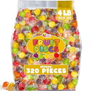 A Great Surprise Assorted Fruit Discs - 4 Pound Bag - Bulk Individually Wrapped ...