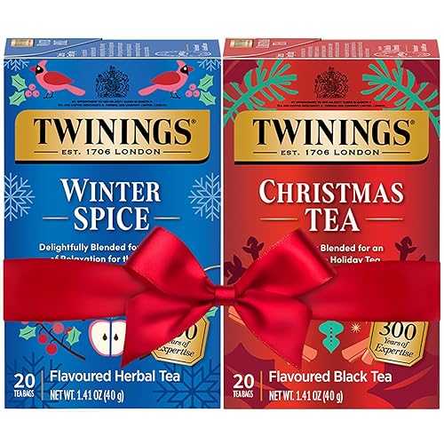 Twinings Holiday Sweet & Spicy Tea Variety 2-Pack – Caffeinated Christmas ...
