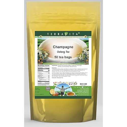 Tea - シャンパンウーロン茶 (ティーバッグ50個、ZIN: 538641) Terravita Champagne Oolong Tea (50 tea bags, ZIN: 538641)