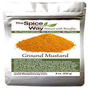 XpCXEFCOEhCG[}X^[hV[h-8IX The Spice Way Ground Yellow Mustard Seed - 8 oz