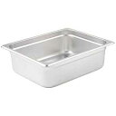 Winco アンチジャミング スチームパン、ハーフサイズ x 4 インチ、標準重量 Winco Steam Pan, Half-Size x 4-Inch, Standard Weight